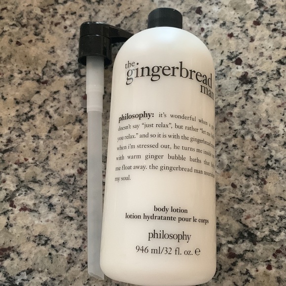 Philosophy Bath & Body Philosophy Gingerbread Man Lotion New 32oz